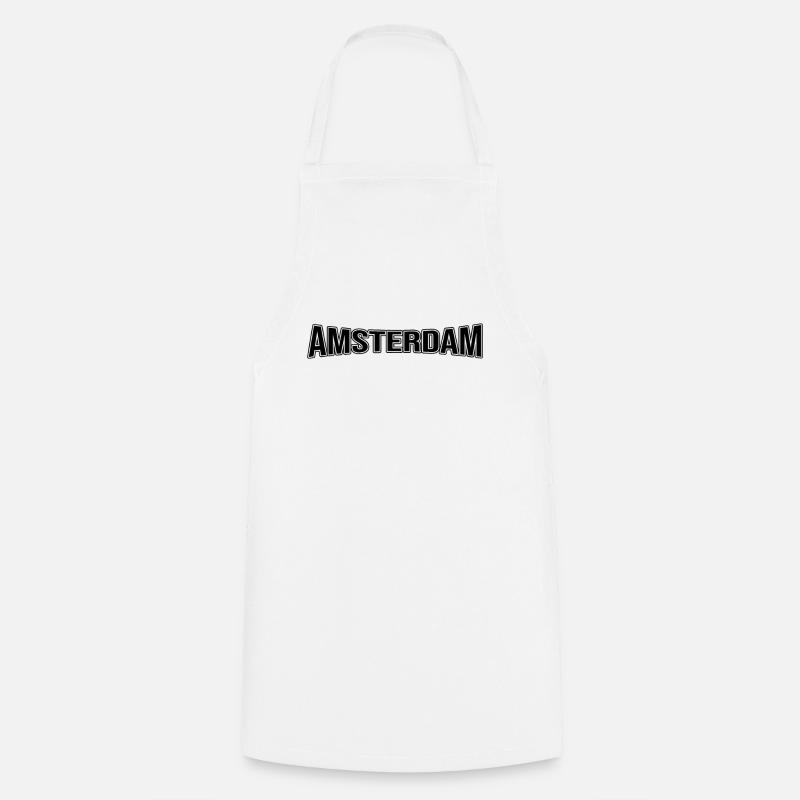 Amsterdam - Cooking Apron - white