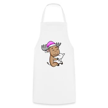 orignal doux avec oreiller et bonnet de couchage - Tablier de cuisine - blanc - Devant - AI Model Male 185 dark (185cm)