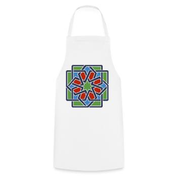 Andalusia 4 - Cooking Apron - white - Front - AI Model Male 185 dark (185cm)
