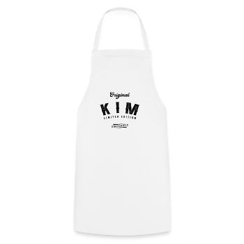 Kim Limited Edition - Kochschürze - Weiß - Vorne - AI Model Male 185 dark (185cm)
