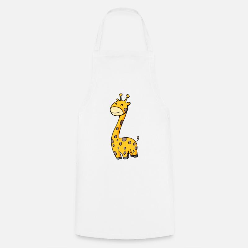 Drôle drôle de girafe - Tablier de cuisine - blanc