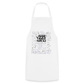Square Root of 225 Math Nerd 15th Birthday - Cooking Apron - white - Front - AI Model Male 185 dark (185cm)