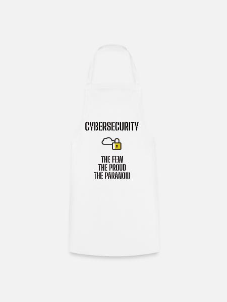 Cybersecurity - IT-Sicherheit Informatiker - Kochschürze - Weiß