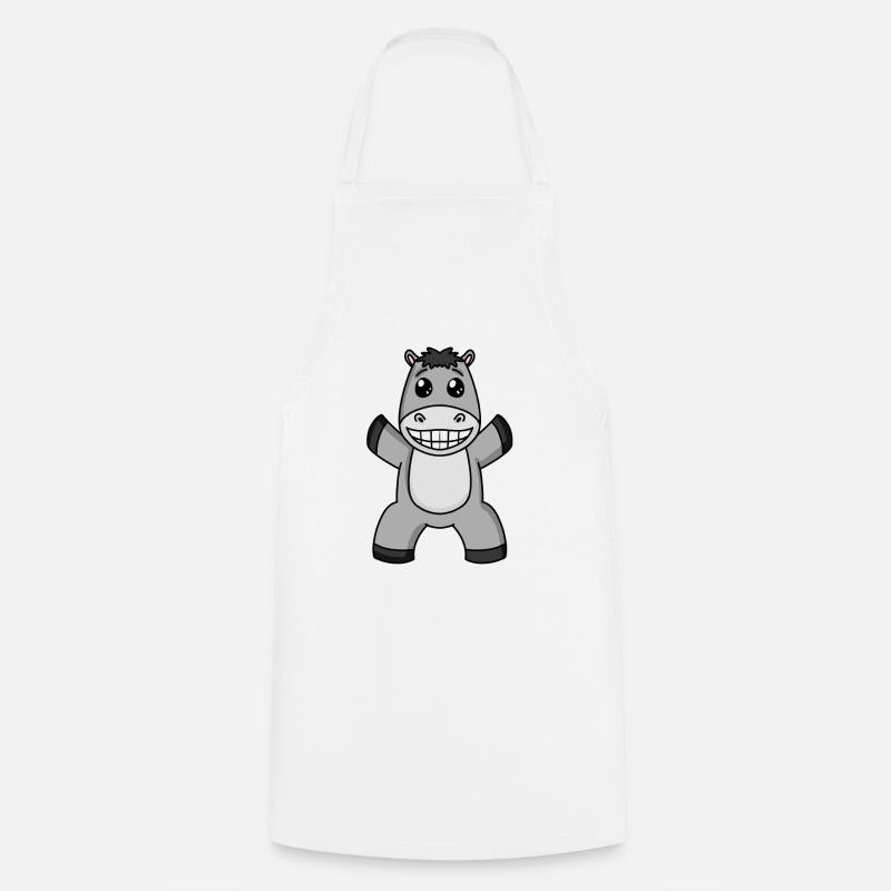 Âne - Tablier de cuisine - blanc