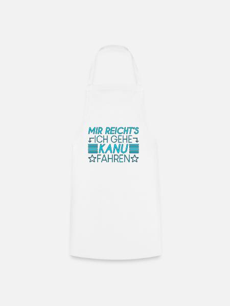 Kanusport Spruch - Kochschürze - Weiß