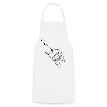 Père Fils Tenues Assorties Deux 2 Enfant - Tablier de cuisine - blanc - Devant - AI Model Male 185 dark (185cm)