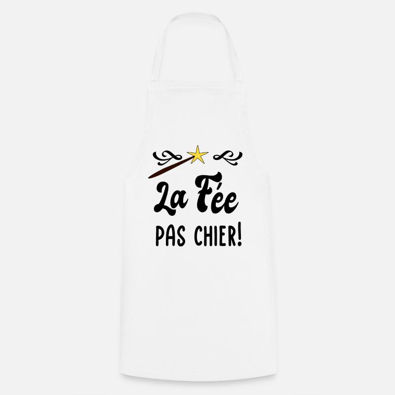La fée pas chier! - Tablier de cuisine - blanc