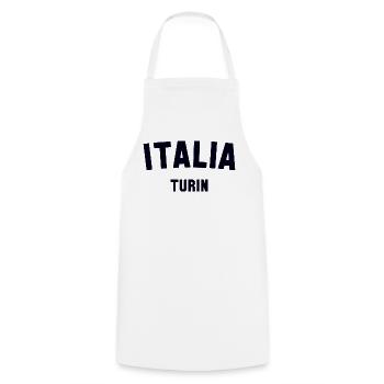 TURIN Italia Italien Italy - Kochschürze - Weiß - Vorne - AI Model Male 185 dark (185cm)