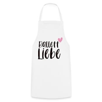 Ballett Liebe Ballerina Balletttänzerin Geschenk - Kochschürze - Weiß - Vorne - AI Model Male 185 dark (185cm)