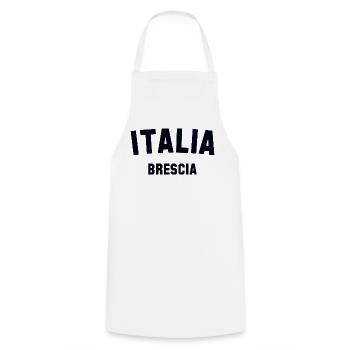 BRESCIA Italia Italien Italie - Tablier de cuisine - blanc - Devant - AI Model Male 185 dark (185cm)