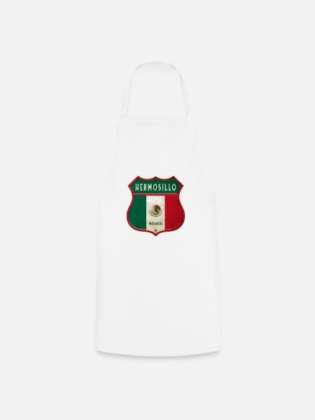 Hermosillo Mexiko Wappen Design - Kochschürze - Weiß