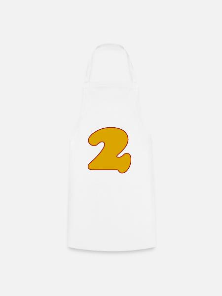 2 - Kochschürze - Weiß