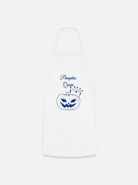 Pumpkin Queen - Kochschürze - Weiß