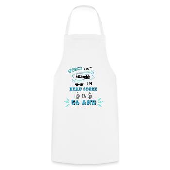 Idée De Cadeau Drôle Pour Les Beaux Gosses - Tablier de cuisine - blanc - Devant - AI Model Male 185 dark (185cm)