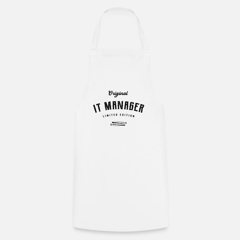 IT Manager Limited Edition - Kochschürze - Weiß