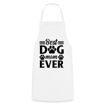 Best Dog Mom Ever - Cute Dog Lover Pet Dog Owner D - Kochschürze - Weiß - Vorne - AI Model Male 185 dark (185cm)
