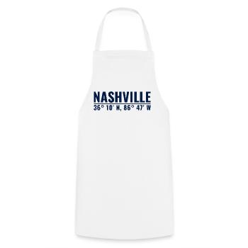 Nashville - Tablier de cuisine - blanc - Devant - AI Model Male 185 dark (185cm)