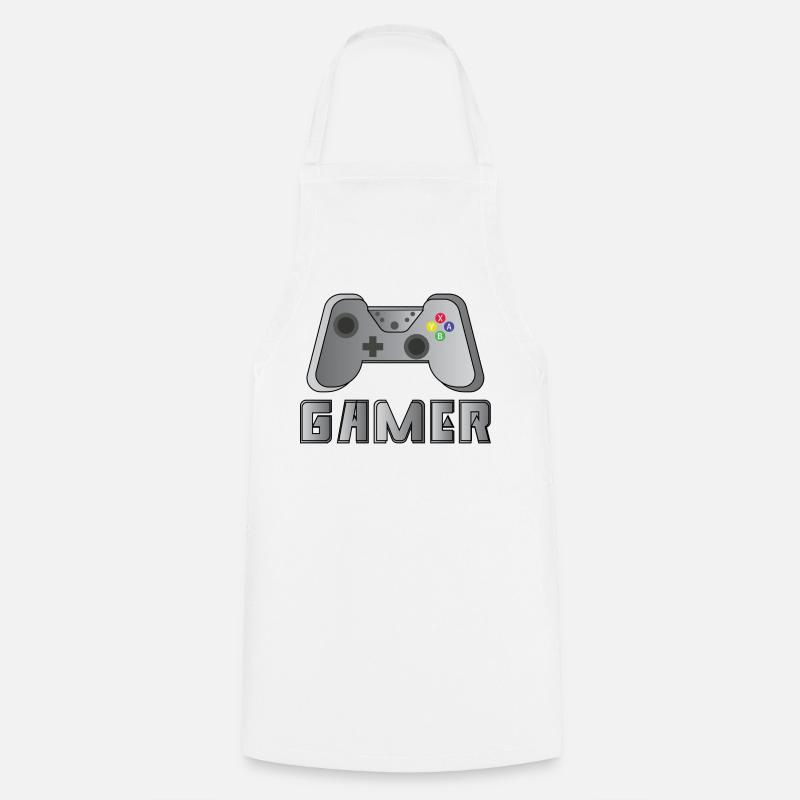 Gamer - Cooking Apron - white