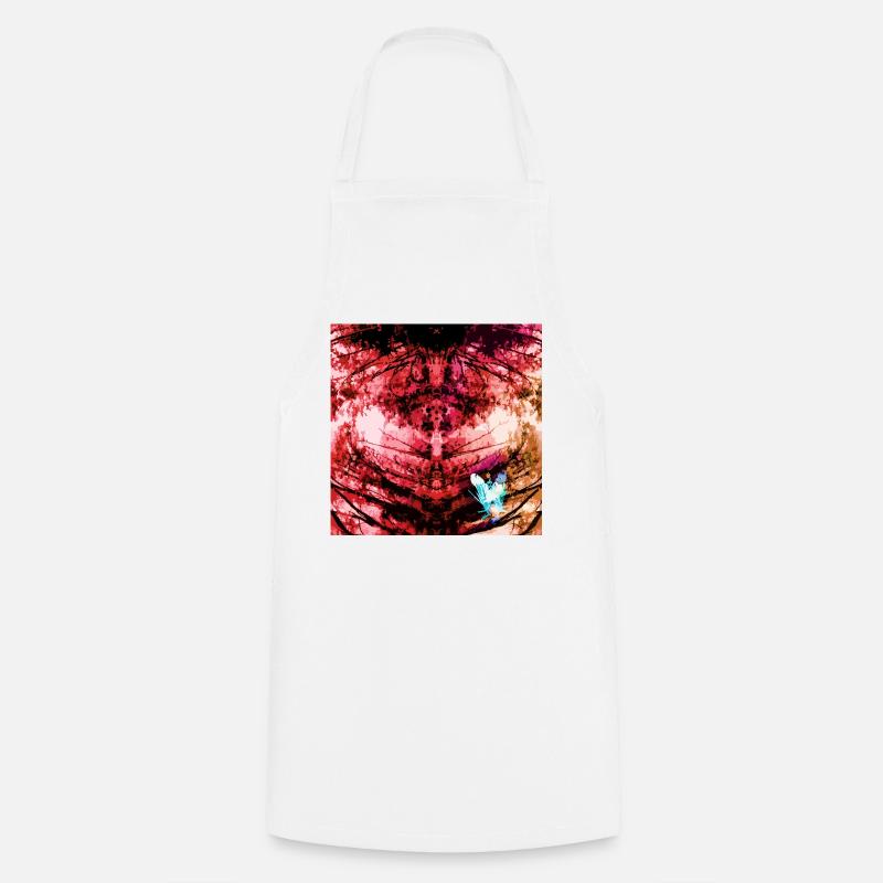 Forêt Rouge Manala - Tablier de cuisine - blanc