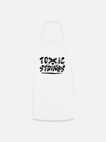 Toxic Strings - Cooking Apron - white
