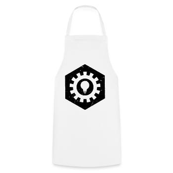 Mechanical Engineer - Engineering Gear Engineer - Kochschürze - Weiß - Vorne - AI Model Male 185 dark (185cm)