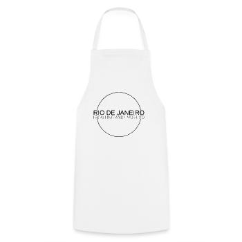 Rio de Janeiro quote - Cooking Apron - white - Front - AI Model Male 185 dark (185cm)