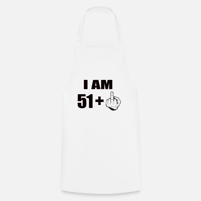 52e anniversaire - Tablier de cuisine - blanc
