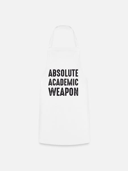 Studenten Absolute Academic Weapon - Kochschürze - Weiß