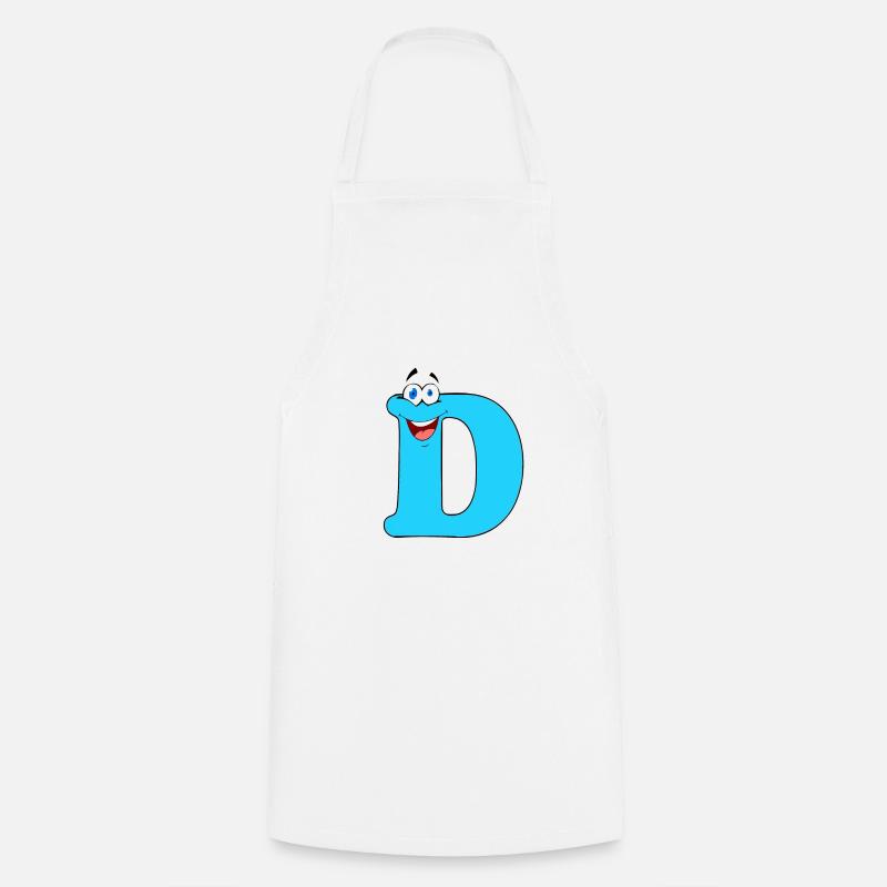 D - Cooking Apron - white