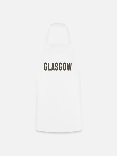 Glasgow - Kochschürze - Weiß