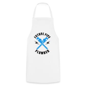 Tuyauterie sanitaire Tuyauterie Raccord future tuyauterie - Tablier de cuisine - blanc - Devant - AI Model Male 185 dark (185cm)