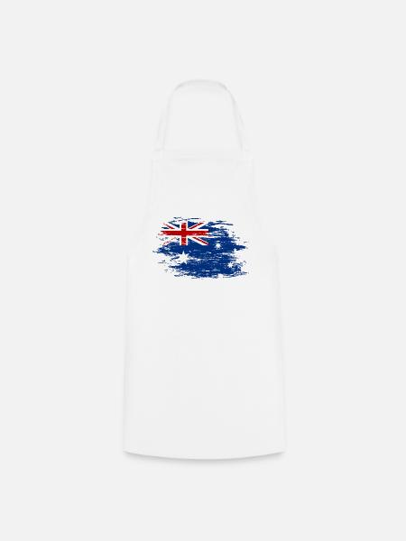 Australien used - Kochschürze - Weiß