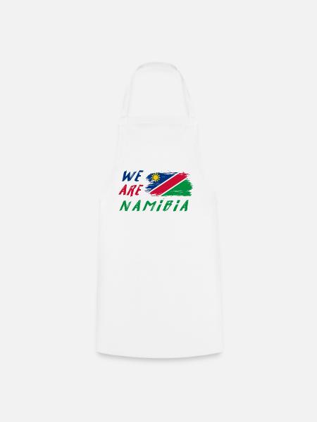 Wir sind Namibia - Kochschürze - Weiß