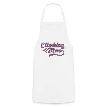 Climbing Mama Gift - Cooking Apron - white - Front - AI Model Male 185 dark (185cm)