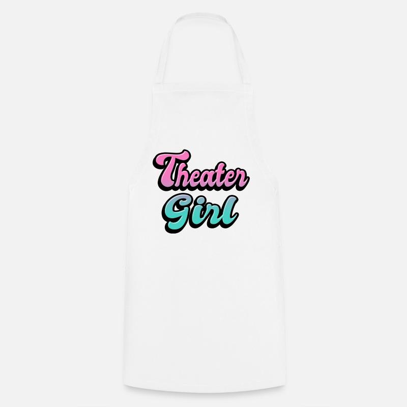 Fille de théâtre - Tablier de cuisine - blanc