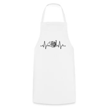 Français corniste Français corniste Français corniste - Tablier de cuisine - blanc - Devant - AI Model Male 185 dark (185cm)