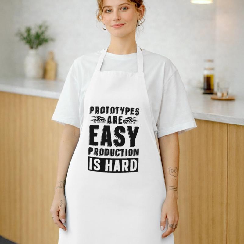 Prototypes Are Easy Programmer Engineer Robotics Cooking Apron