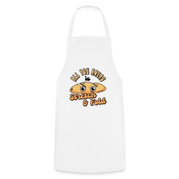 Brotbacken Nette Knete Bäckerei Konditorei - Kochschürze - Weiß - Vorne - AI Model Male 185 dark (185cm)