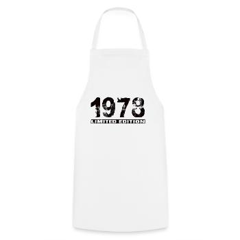 Limited Edition 1978 - Cooking Apron - white - Front - AI Model Male 185 dark (185cm)