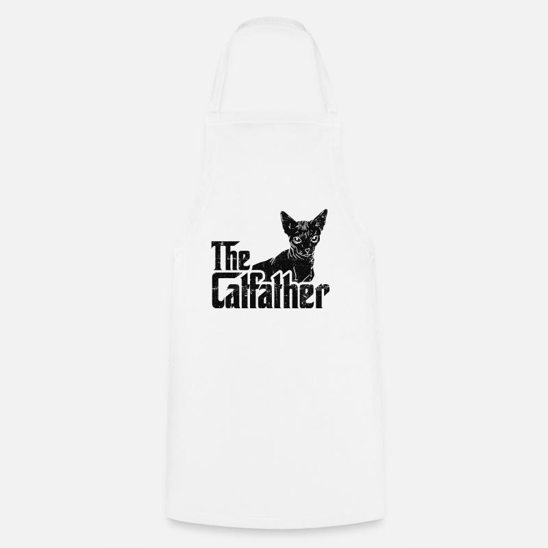 Meilleur père Sphynx de tous les temps - Tablier de cuisine - blanc