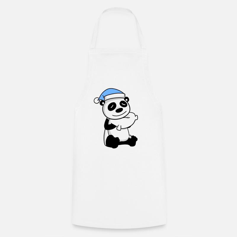 Panda - Tablier de cuisine - blanc