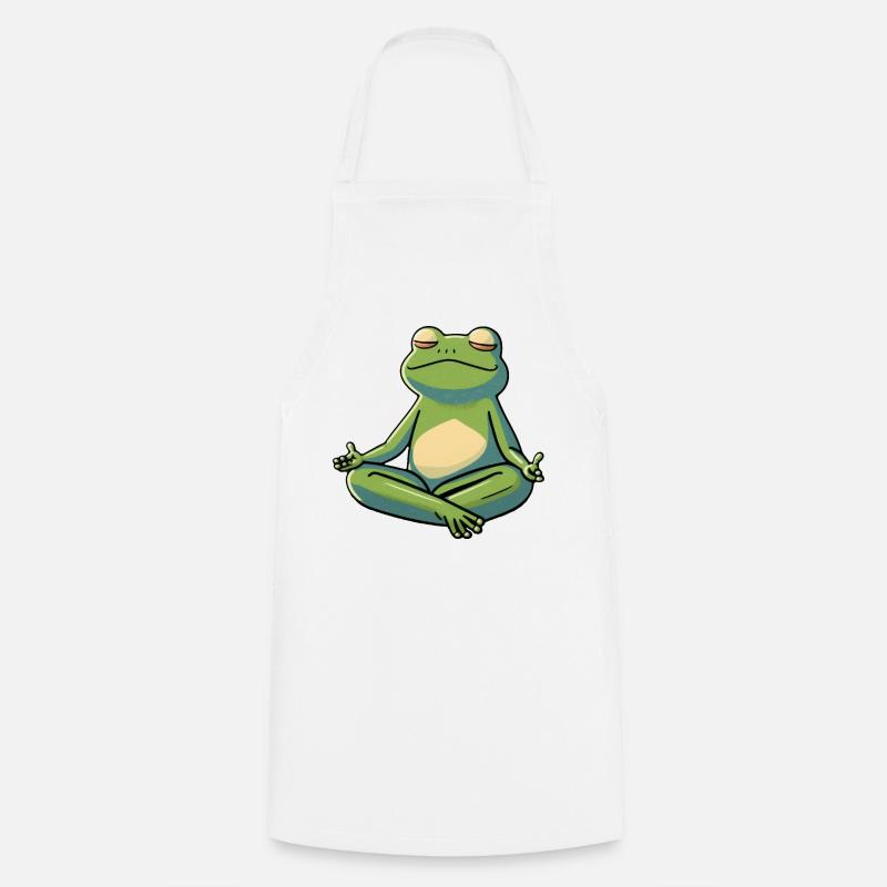 Grenouille douce - Tablier de cuisine - blanc