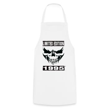 Édition limitée 1995 - Tablier de cuisine - blanc - Devant - AI Model Male 185 dark (185cm)