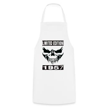Édition limitée 1957 - Tablier de cuisine - blanc - Devant - AI Model Male 185 dark (185cm)