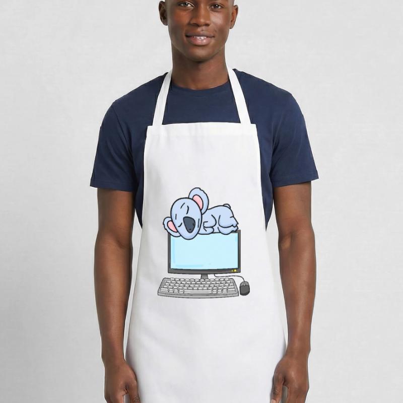 Koala Computer Nerd Programmierer Geschenk Kochschürze