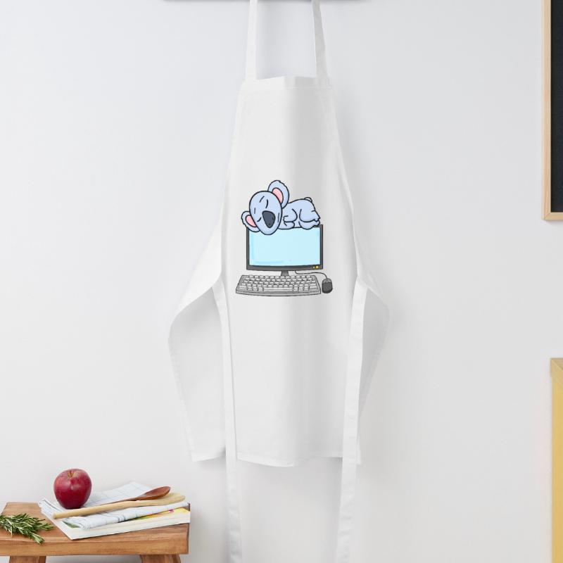 Koala Computer Nerd Programmierer Geschenk Kochschürze