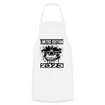 Édition limitée 2023 - Tablier de cuisine - blanc - Devant - AI Model Male 185 dark (185cm)