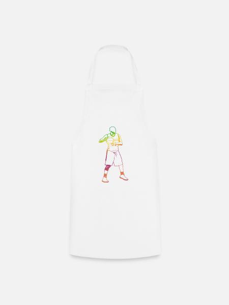 Basketballspieler - Kochschürze - Weiß