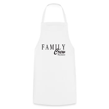 Family Crew Patentante - Kochschürze - Weiß - Vorne - AI Model Male 185 dark (185cm)