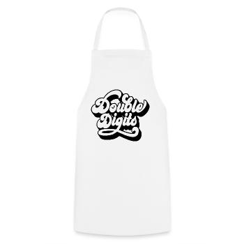 Cadeau de 10e anniversaire, 10 ans, pour garçons et filles - Tablier de cuisine - blanc - Devant - AI Model Male 185 dark (185cm)